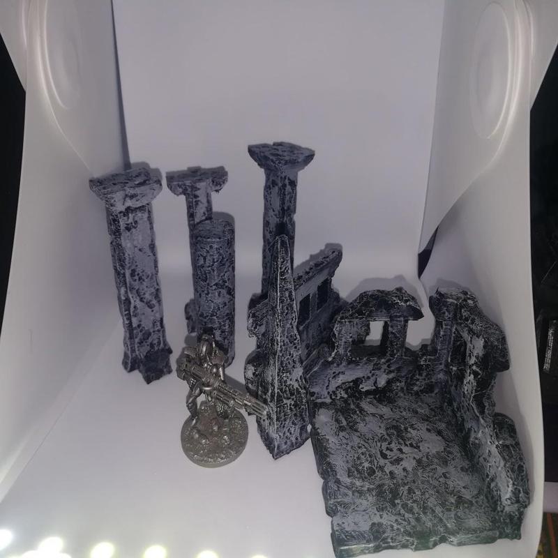 Tabletop RPG old ruins scatter terrain