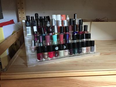 Regal für Nagellack; Rack for nail polish, makeup
