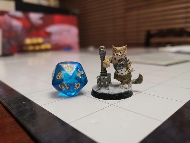 Tabaxi Grimalkin Barbarian with Maul
