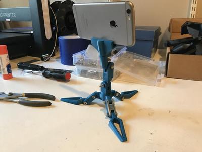 camera/phone adjustable tripod stand