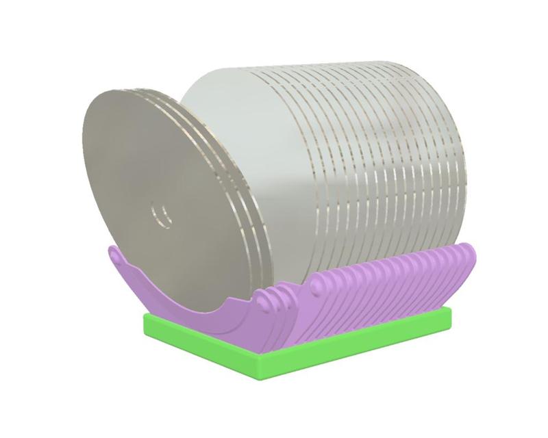 CD / DVD articulated rack