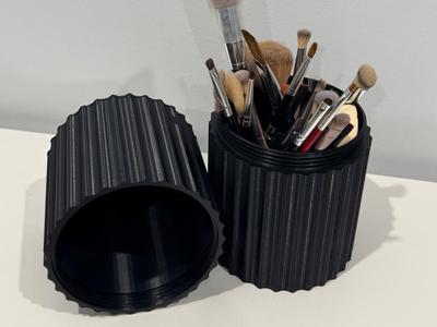 Makeup Brush Holder Capsule Organizer