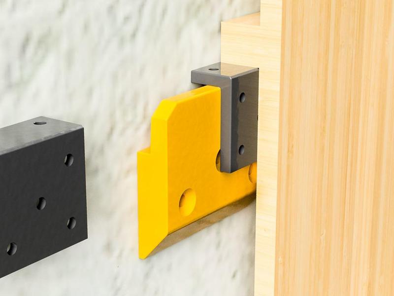 Extra strong wall mounting