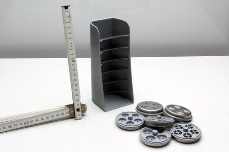 Pasta disk storage rack