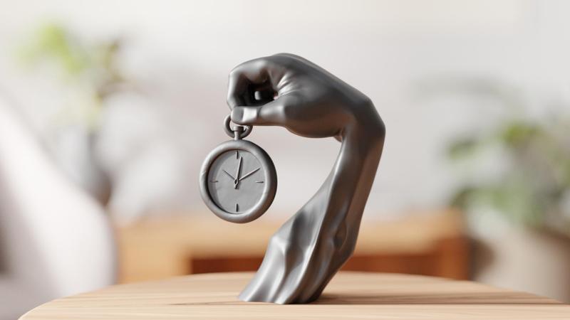 Timekeeper’s Grip -  Abstract Contemporary Sculpture