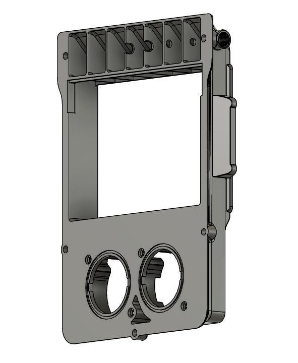 Voron Fumepack Center Wire Routing (Siboor mod)