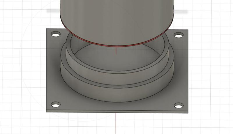 Allsky Base for Flat Roof