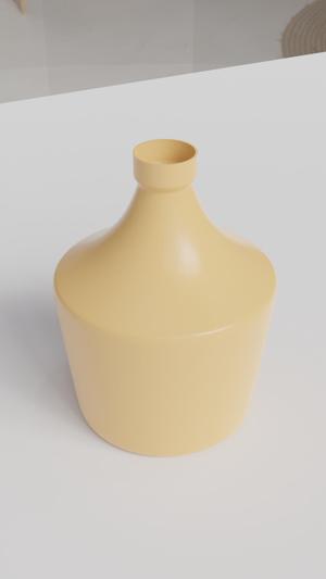 Wide Bottle Shaped Vase
