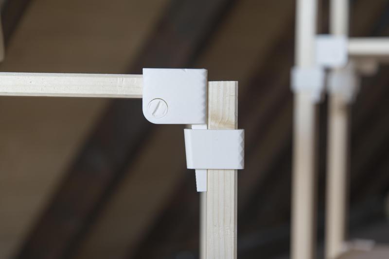 3dqp - Hybrid 3D-Printed Modular Furniture - Wood Connectors