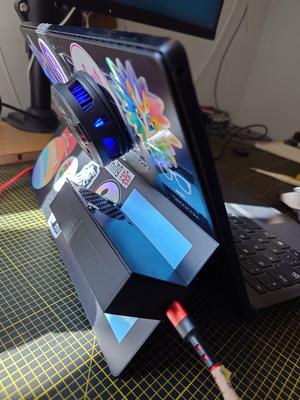 surface pro 7 noctua 40mm cooling fan clip 