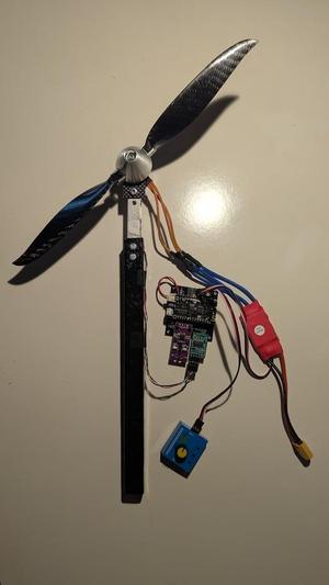 RC motor + propeller test bench