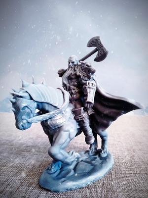 Barbarian Chief on Horsesback