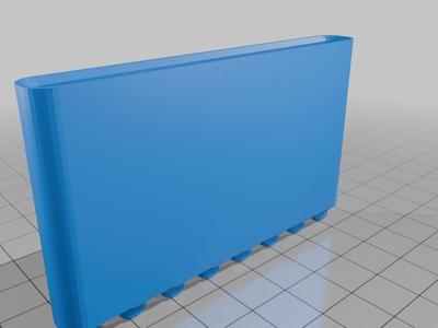 DecFinity 8x1 (80mm x 10mm) undivided bin