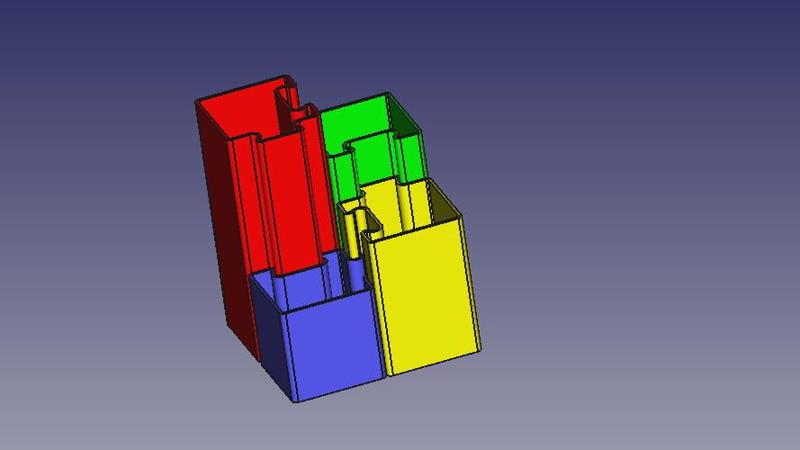 Modular Puzzle Pencil Holder