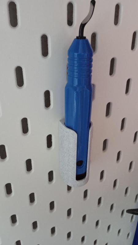 Soporte desbarbador ikea skadis