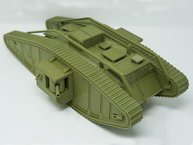 Tank - 1:24 Scale WW1 British Landship