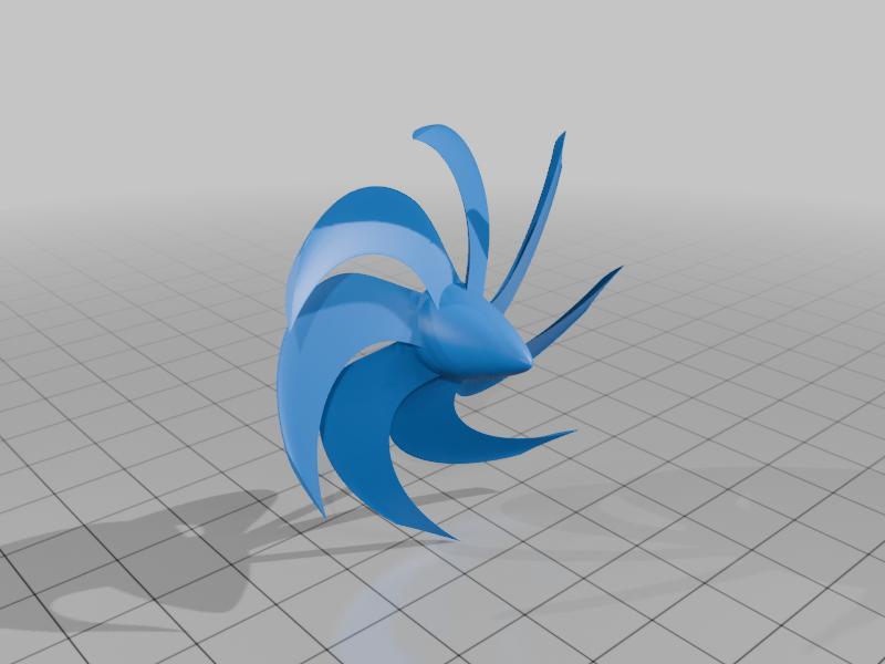 1/180 Scale Ohio SSBN Propeller