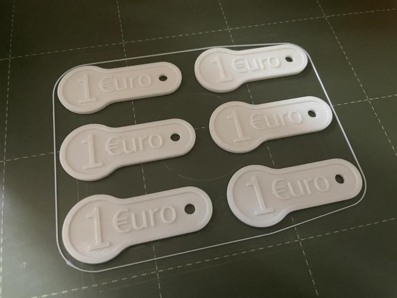 1 Euro shopping cart chip