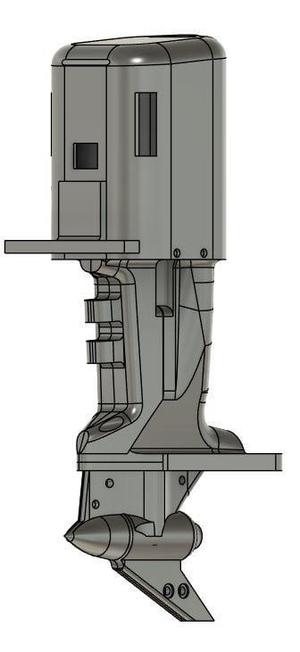 3D Printable RC Outboard Motor | Compatible with 2845 Brushless Motor