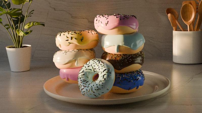 Plate of Donuts