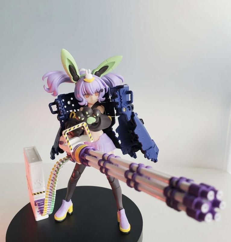 1/12 1:12 scale modular Gatling Gun Ver.1. for Megami Device Puni Mofu action figures
