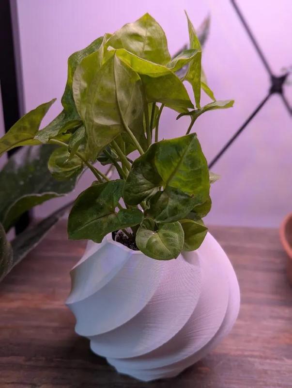 Twisted Decorative Planter   