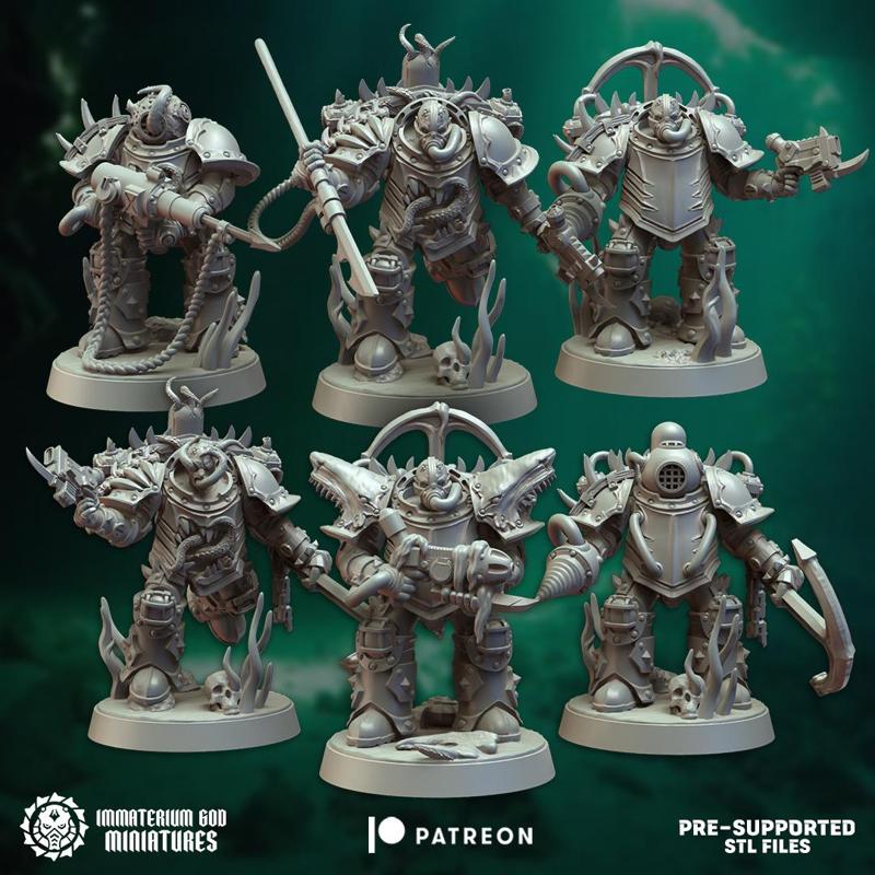 Abyss soldiers Set 1 - Hunters