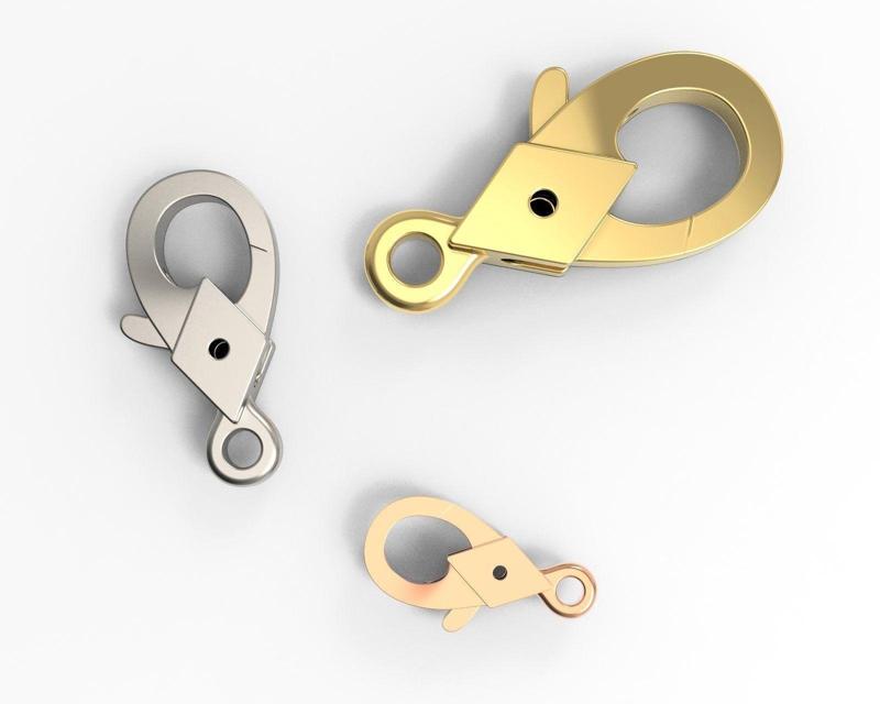 Jewelry rhombus lock Carbine fastener Lobster shaped hook