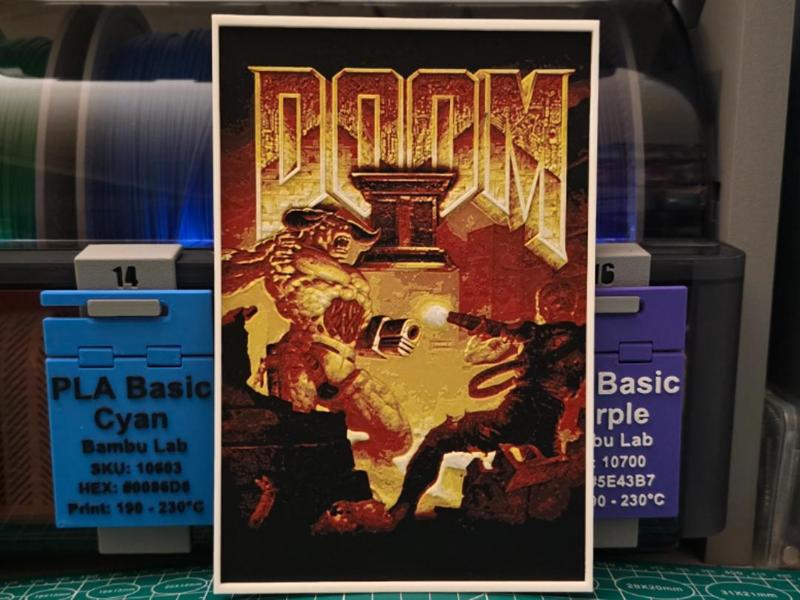 Doom II Poster - Hueforge Art