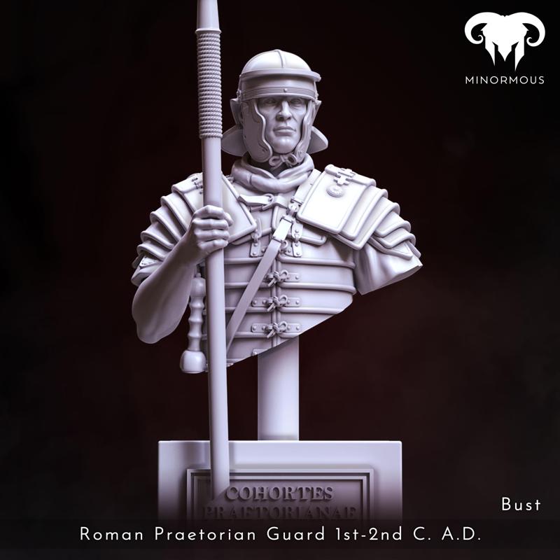 Bust - Roman Praetorian Guard 1st-2nd C. A.D. On Duty!