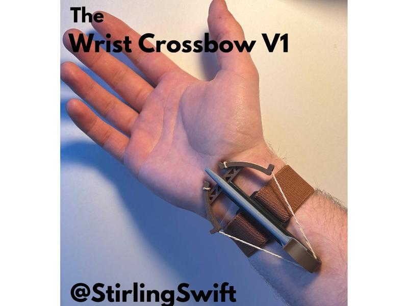 The Wrist Crossbow V1!