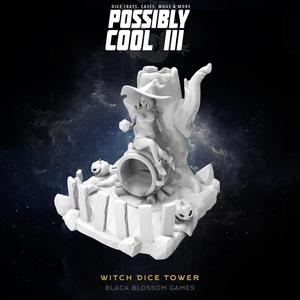 T3T04 Witch Dice Tower :: Possibly Cool Dice Tower 3