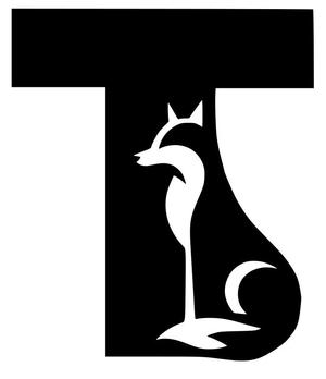 Fox alphabet: Letter T (version 3)