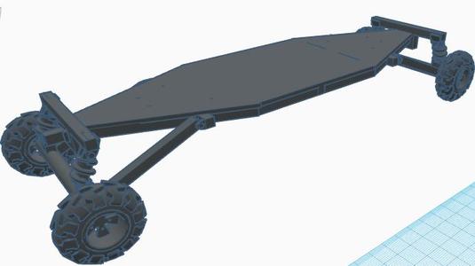 long board with suspension