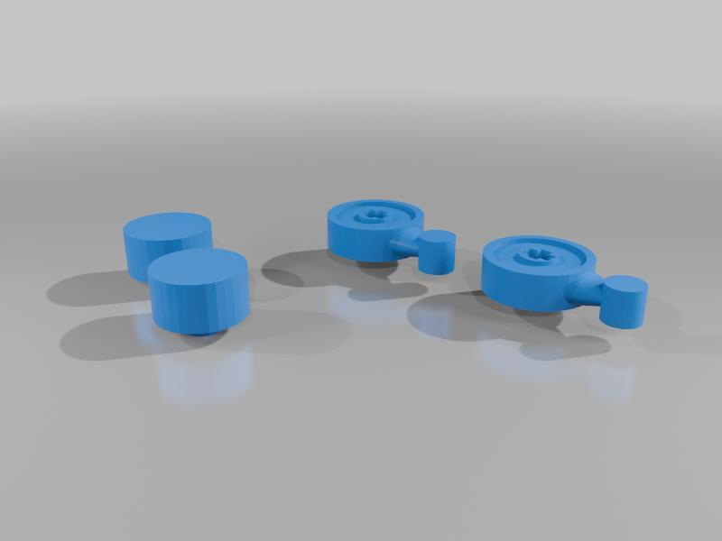 Radio Bezel and Knobs