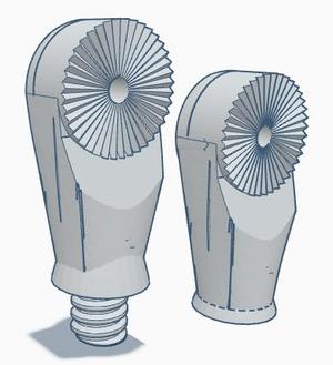 Broom threaded adjustable angle