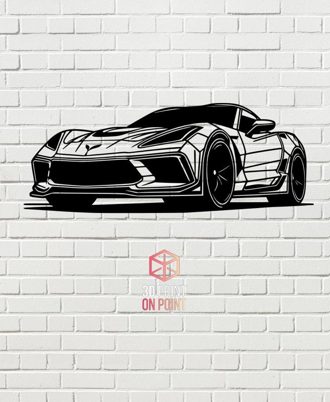 CORVETTE C7R - 2D WALL ART #1