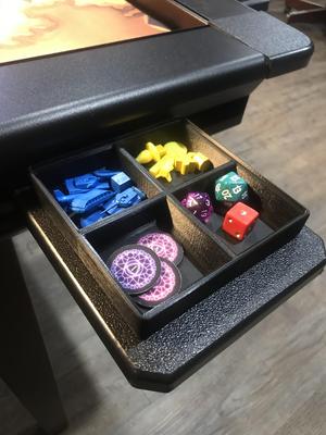Game Table Accessories 4 Slot Tray