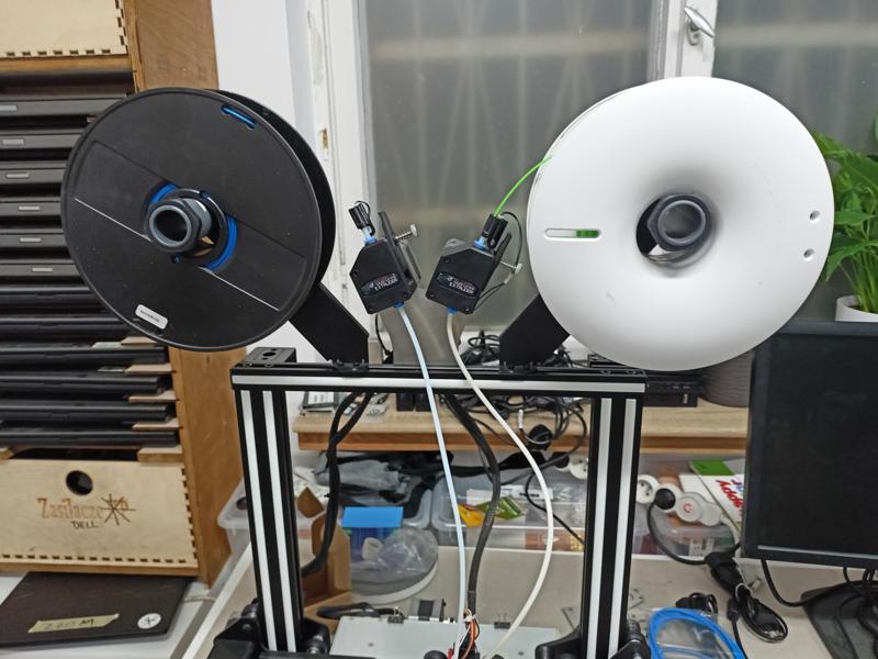 Greetech A20M dual extruder mount plate