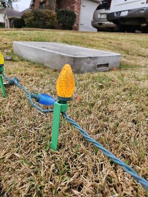 Christmas Light Ground Stake