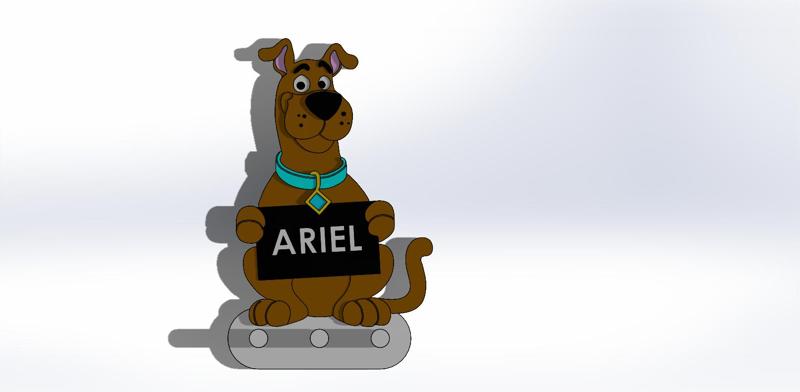 Scooby-Doo wall leash holder