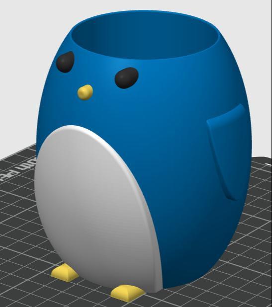 Penguin Pencil Holder