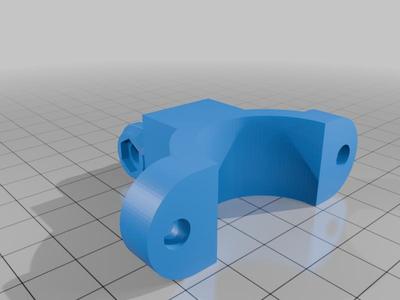 [PythonSCAD] Customizable Bicycle Handlebar GoPro Mount