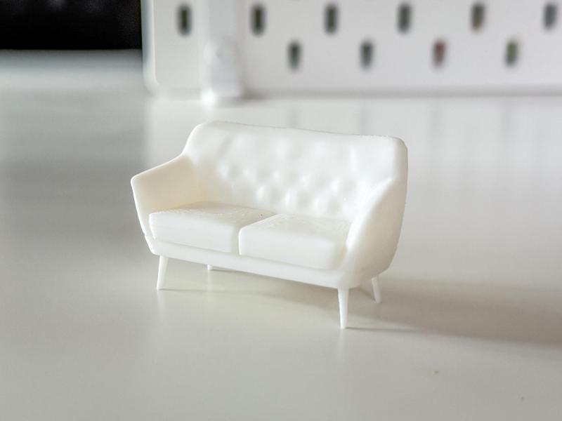 Miniature Sofa for your Diorama / Doll House