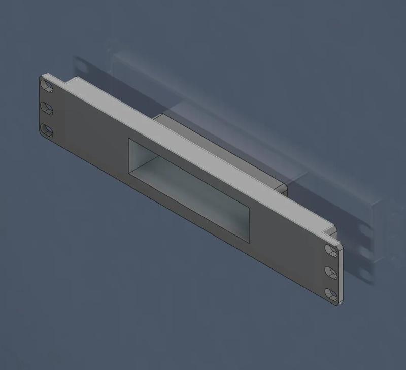 Celeste's sturdy 10" rack-mount panel V.2 for TL-SG105 (-E)   