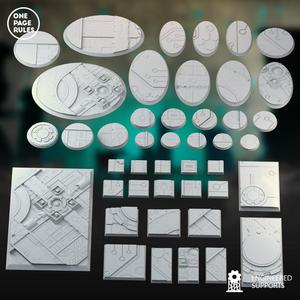 Robot Legions Bases (Round & Square)
