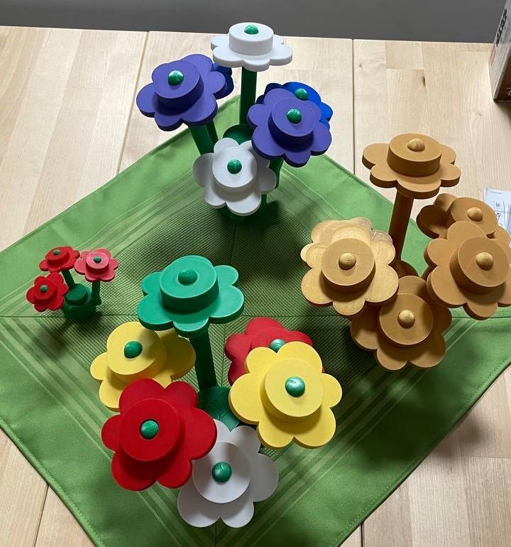 #3742 Plant, Flower + #3741 Stem High-Poly Version