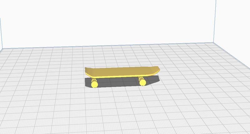 Skateboard with spinning wheels