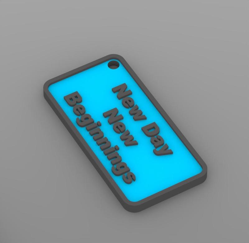 quote keychain -1.stl