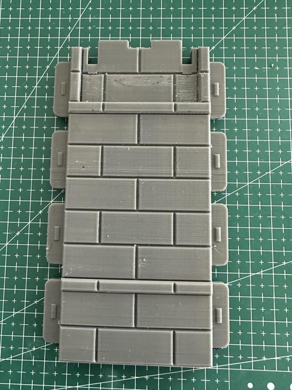 compatible to Playmobil Castle wall / Burgwand